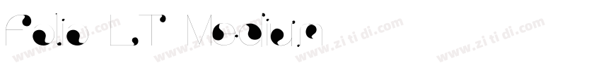 Folio LT Medium字体转换